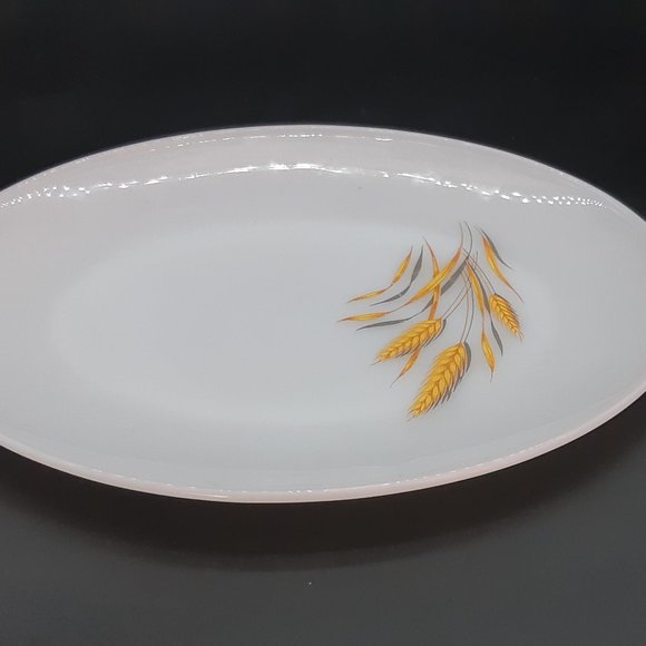 Fire King Tray With Wheat Pattern - Picture 6 of 11